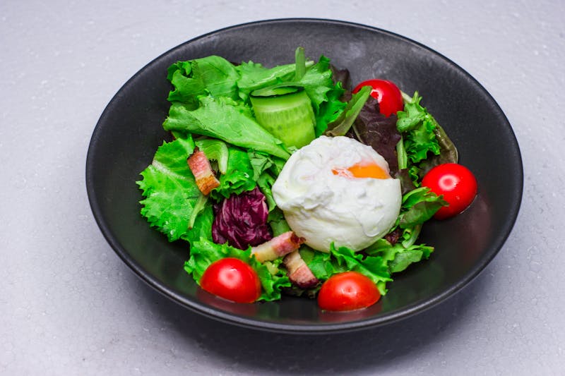 Mod Garden salad with fresh seasonal vegetables
